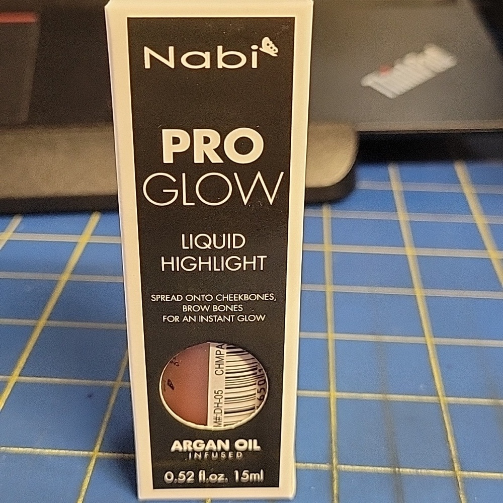 Nabi Pro Glow Liquid Highlight Argon Oil 15ml New Sealed Box Champagne